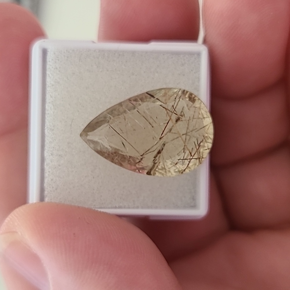 Rutilated Citrine Gemstone